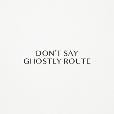 Pochette de Ghostly route