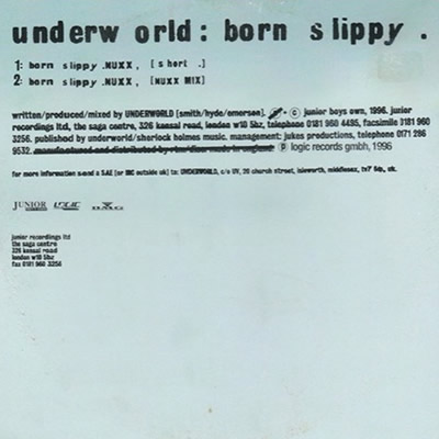 Pochette de Born slippy (Juan Sapia edit)